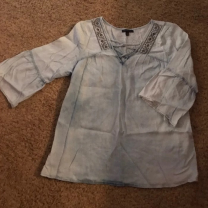 New Signature Studio Pretty Blouse Sz Lg